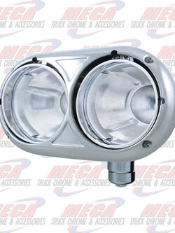 HEADLIGHT DUAL HOUSING PB 359 PASSENGER SIDE