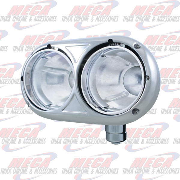HEADLIGHT DUAL HOUSING PB 359 PASSENGER SIDE