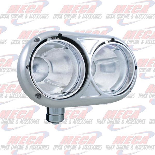 HEADLIGHT DUAL HOUSING PB 359 DRIVER SIDE