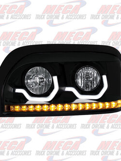 HEADLIGHT HOUSING ASSEMBLY FL CENTURY DRIVER BLACK W/ HALO