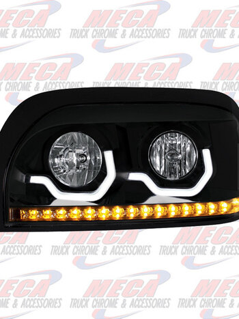 HEADLIGHT HOUSING ASSEMBLY FL CENTURY DRIVER BLACK W/ HALO