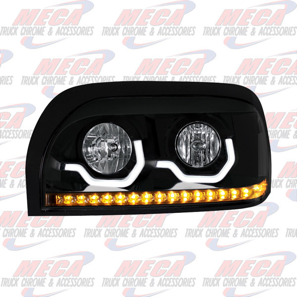 HEADLIGHT HOUSING ASSEMBLY FL CENTURY DRIVER BLACK W/ HALO