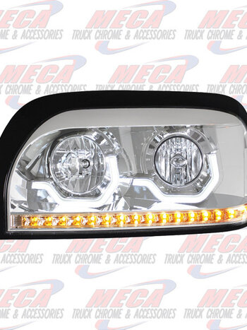 HEADLIGHT HOUSING KIT FL CENTURY DRIVER CHROME W/