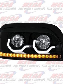 HEADLIGHT HOUSING ASSEMBLY FL CENTURY PASSENGER BLACK W/ HALO