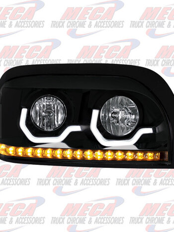 HEADLIGHT HOUSING ASSEMBLY FL CENTURY PASSENGER BLACK W/ HALO