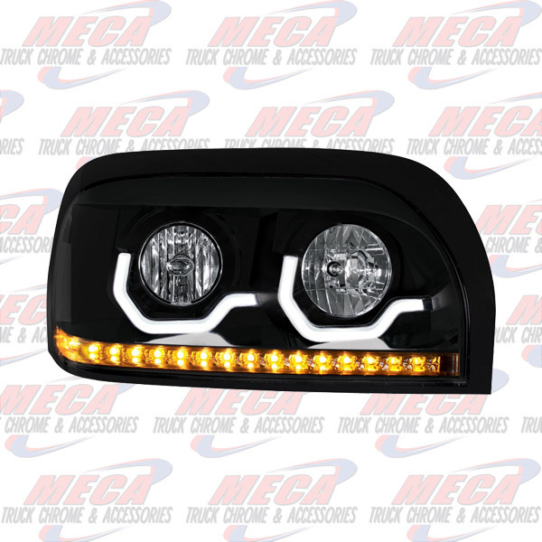 HEADLIGHT HOUSING ASSEMBLY FL CENTURY PASSENGER BLACK W/ HALO