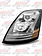 HEADLIGHT VOLVO DRIVER SIDE CHROME AUDI STYLE