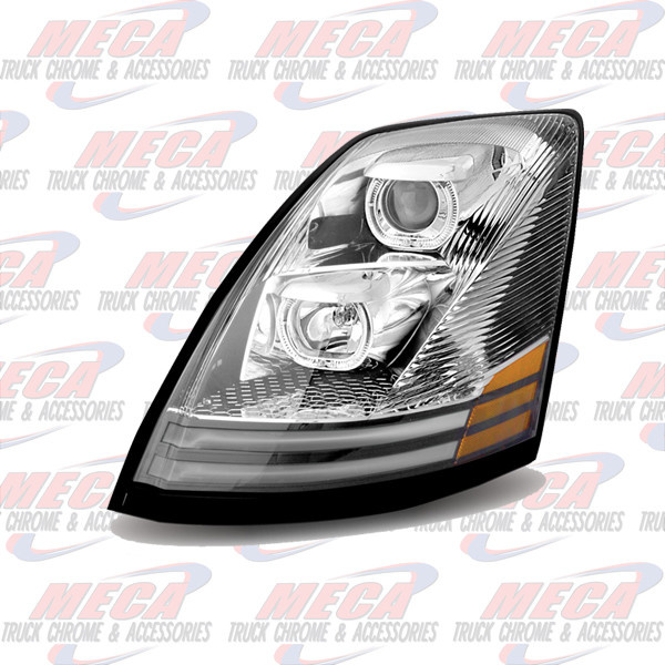 HEADLIGHT VOLVO DRIVER SIDE CHROME AUDI STYLE