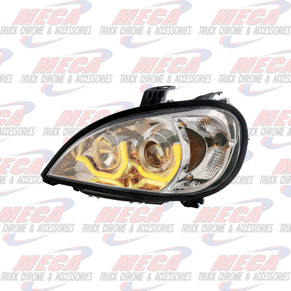 HEADLAMP ASSY COLUMBIA HALO DVR WHTE RUN YEL TURN