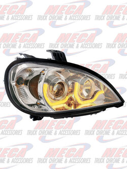 HEADLAMP ASSY COLUMBIA HALO PASS WHTE RUN YEL TURN