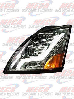 HEADLIGHT VOLVO CHROME FLASH HALO DRIVER SIDE