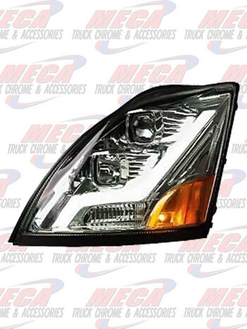 HEADLIGHT VOLVO CHROME FLASH HALO DRIVER SIDE