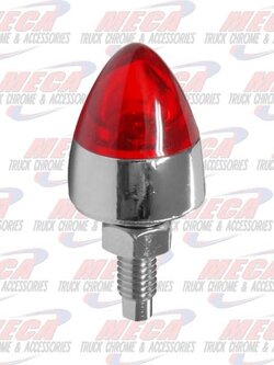 BULLET NUT LED RED