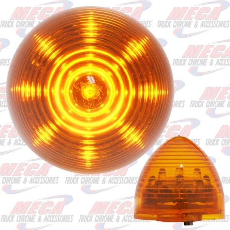 2'' LED AMBER BEEHIVE 9 DIODES MARKER LIGHT