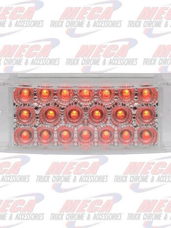 TRAILER LIGHT 20 LED'S CLEAR RED