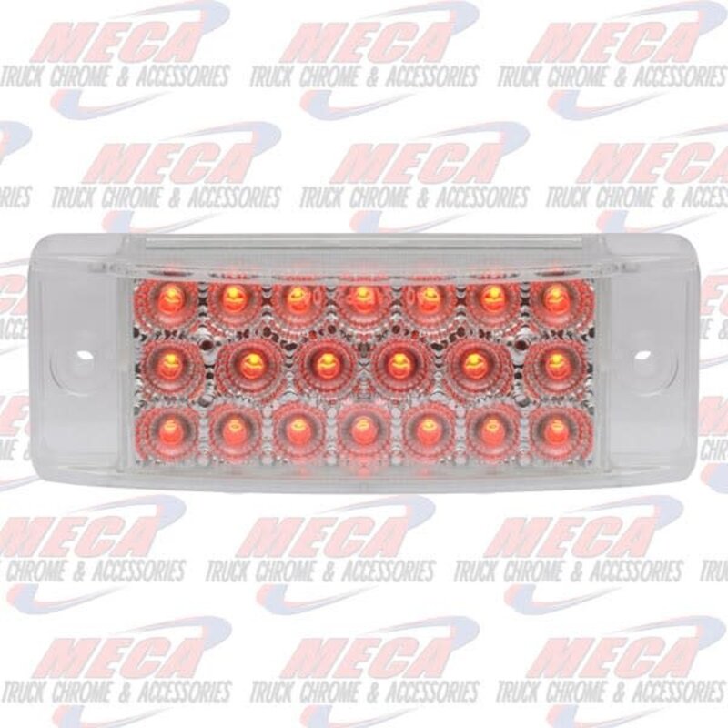 TRAILER LIGHT 20 LED'S CLEAR RED