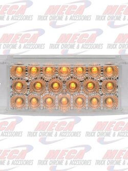 TRAILER LIGHT 20 LED'S CLEAR AMBER