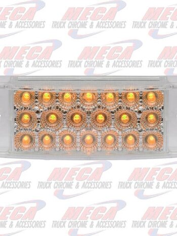 TRAILER LIGHT 20 LED'S CLEAR AMBER