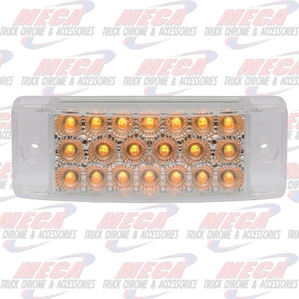 TRAILER LIGHT 20 LED'S CLEAR AMBER