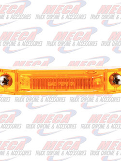 MARKER LIGHT THIN LED AMBER 2 DIODE