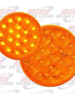 TURN TAIL 4'' LED AMBER 19 LED