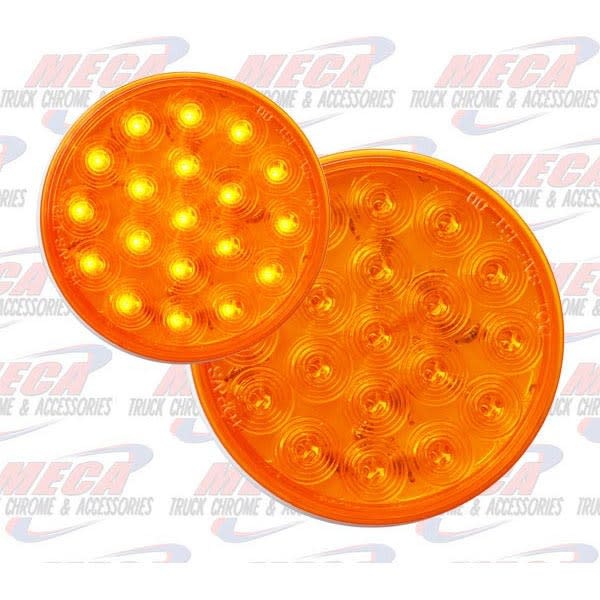 TURN TAIL 4'' LED AMBER 19 LED