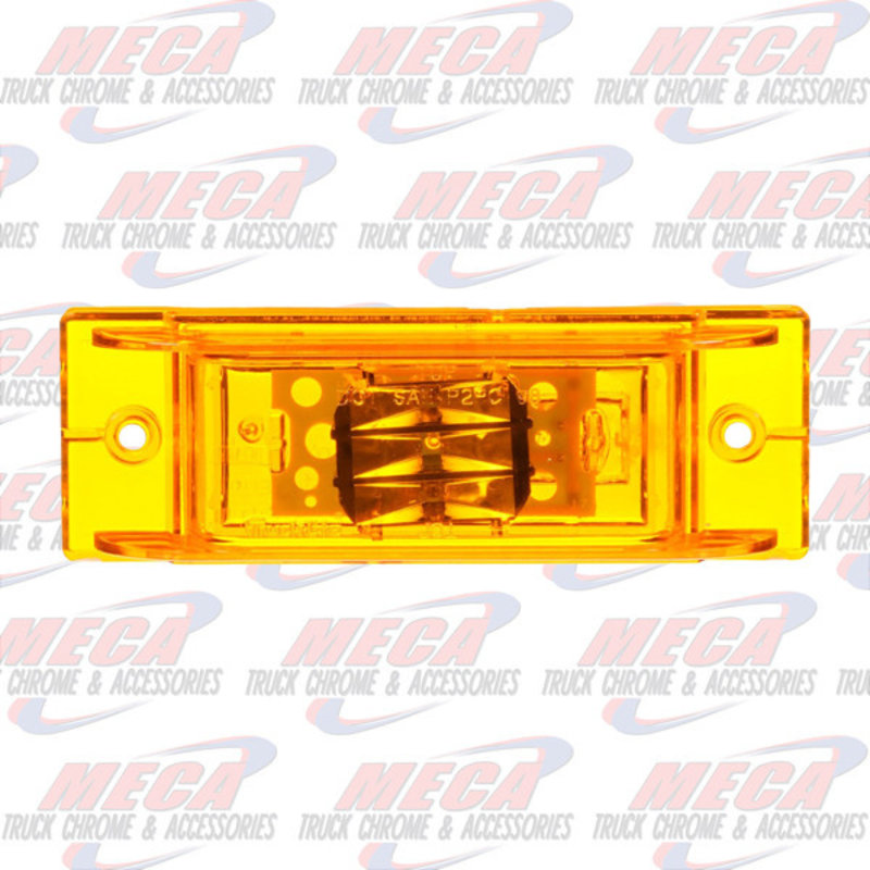 LED TLR MARKER PC RATED 3DIODE YELLOW