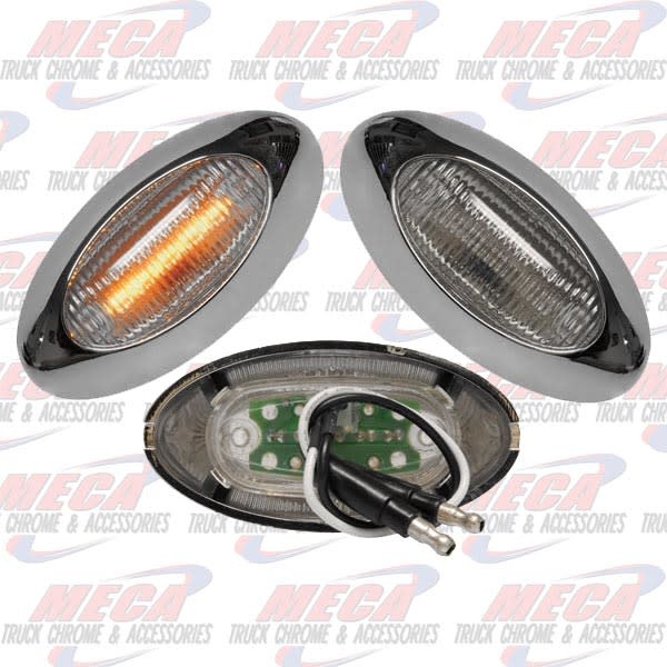 LIGHT LED MILLENIUM MINI AMBER W/ CLEAR LENS