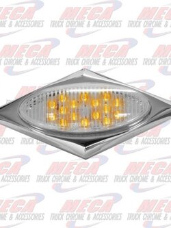 DIAMOND LIGHT LED CLEAR AMBER