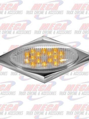 DIAMOND LIGHT LED CLEAR AMBER