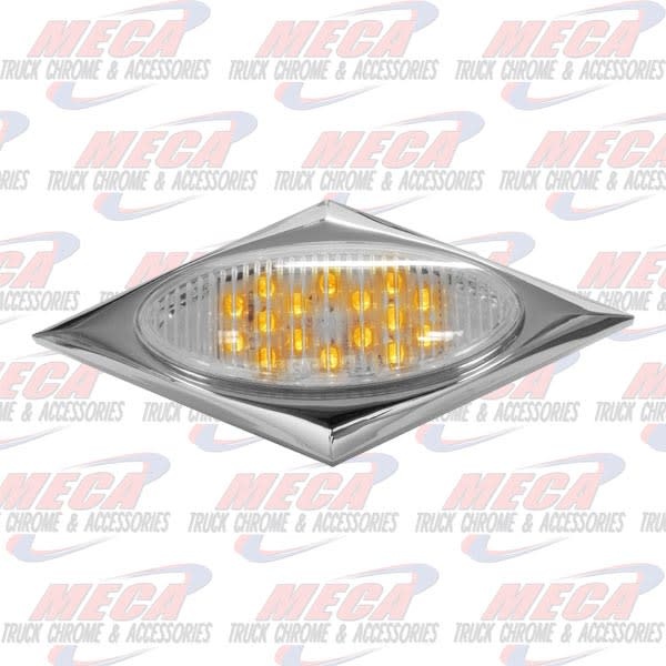 DIAMOND LIGHT LED CLEAR AMBER