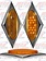 DIAMOND LIGHT LED AMBER