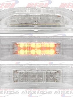 LED CLEAR YEL RECT 1X4