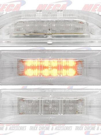 LED CLEAR YEL RECT 1X4