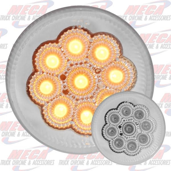 LED 2.5" CLEAR LENS AMB