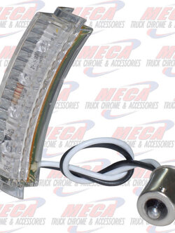 JJ HDLT MARKER LIGHT LED AMBER CLEAR LENS