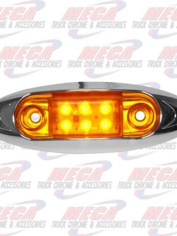 MINI INFINITY LED AMBER 6 DIODE