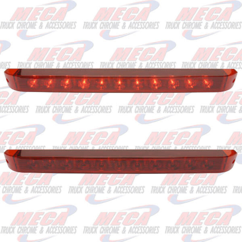 LIGHT BAR 11 RED LED'S ALL STOP TURN & TAIL