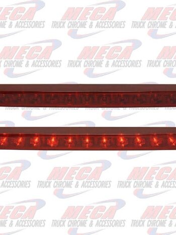 LIGHT BAR 11 RED LED'S LEFT & RIGHT, STOP, TAIL