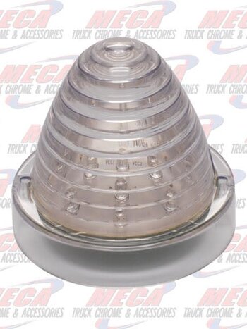 ROOF LIGHT BULLET 13 LED REPLACEMENT CAP CLR AMBER