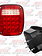ROOF LIGHT BULLET 13 LED REPLACEMENT CAP AMBER