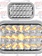 RECTANGULAR 4X6 LED LIGHT 21 CLEAR AMB MIRROR BACK