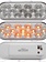 OVAL LIGHT 13 LED AMBER CLEAR MIRROR BACK