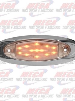 INFINITY LED CLEAR AMBER 13 DIODE