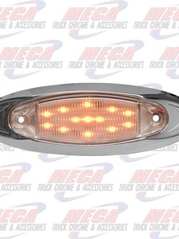INFINITY LED CLEAR AMBER 13 DIODE