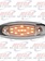 INFINITY LED CLEAR AMBER 13 DIODE