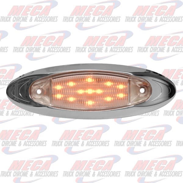 INFINITY LED CLEAR AMBER 13 DIODE