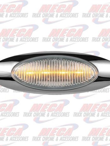 M1 LED STANDARD LIGHT AMBER W/ CLEAR LENS