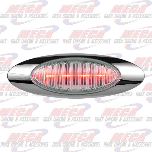 M1 LED STANDARD LIGHT RED W/ CLEAR LENS