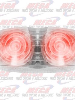 TIGER EYE 16 RED CLEAR LEDS